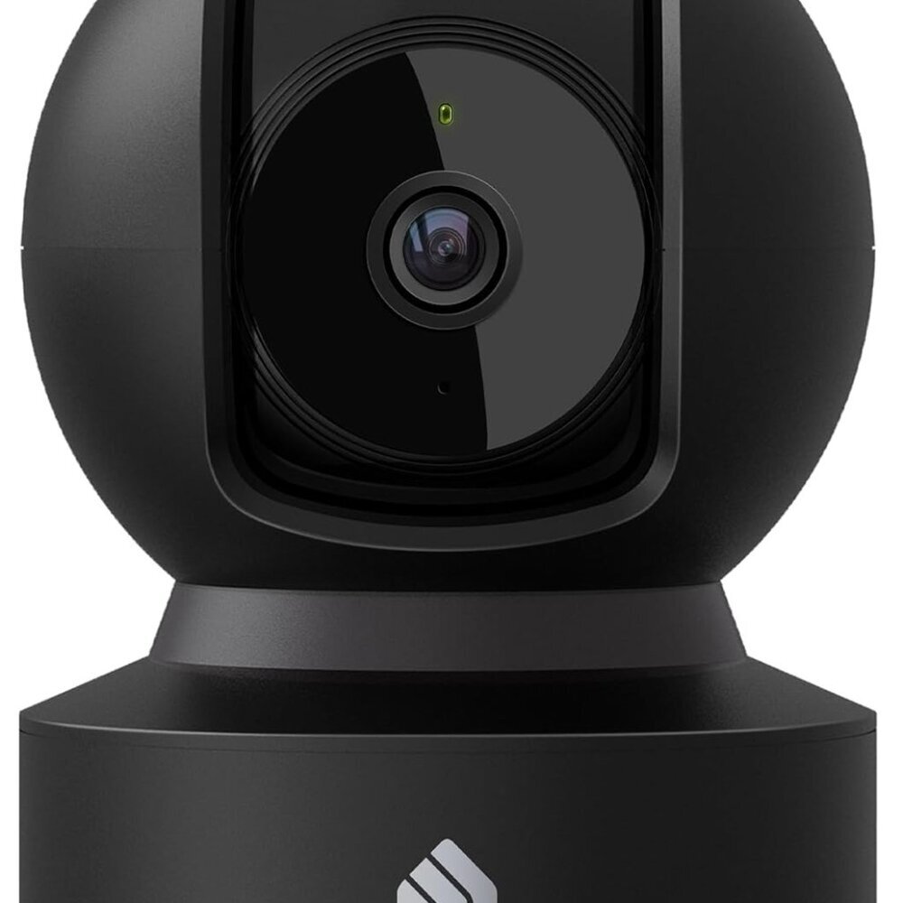 Indoor Pan-Tilt Home Security Camera, 1080p HD Dog Camera w/Night Vision, Motion